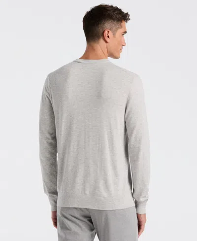 Perry Ellis Men's Crewneck Tech Pullover Sweater In Neutral