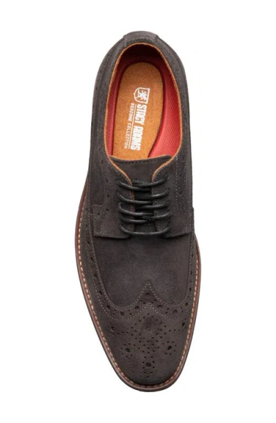 Stacy Adams Marligan Suede Longwing Derby In Multi