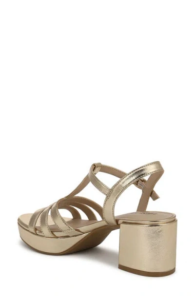 Lifestride Rio Ankle Strap Platform Sandal In Gold