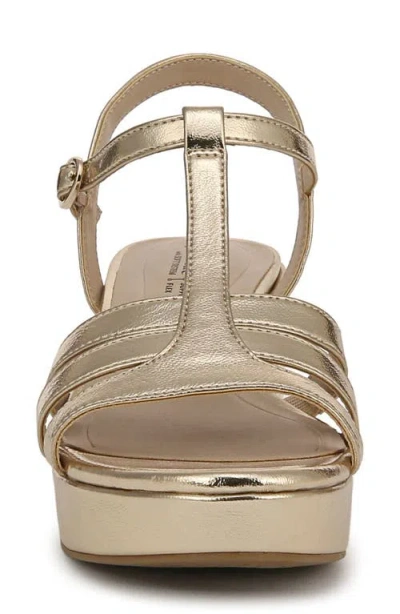 Lifestride Rio Ankle Strap Platform Sandal In Gold