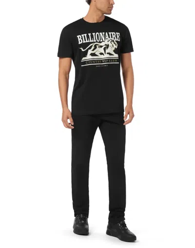 Billionaire Logo-print T-shirt In Black