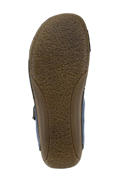 Flexus By Spring Step Denia Slide Sandal In Blue