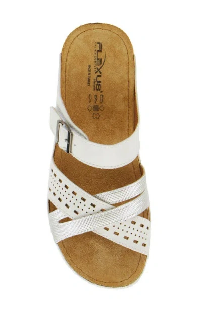 Flexus By Spring Step Denia Slide Sandal In Sand