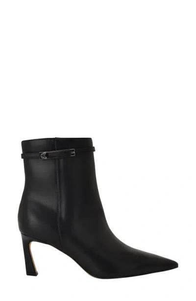 Calvin Klein Alenna Pointed Toe Bootie In Black
