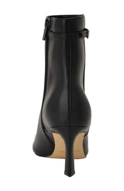 Calvin Klein Alenna Pointed Toe Bootie In Black