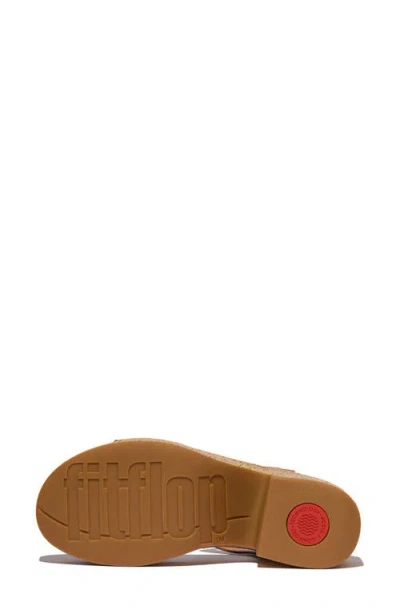 Fitflop Platfforms Ankle Strap Platform Wedge Sandal In Brown