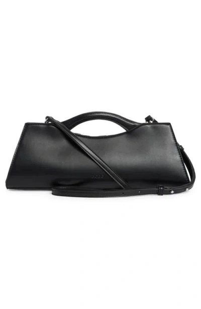 Bcbg Ruffle East/west Clutch In Black
