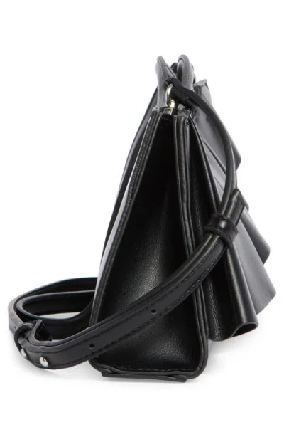 Bcbg Ruffle East/west Clutch In Black