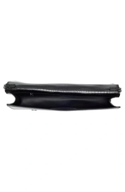 Bcbg Chain Strap East/west Clutch In Black