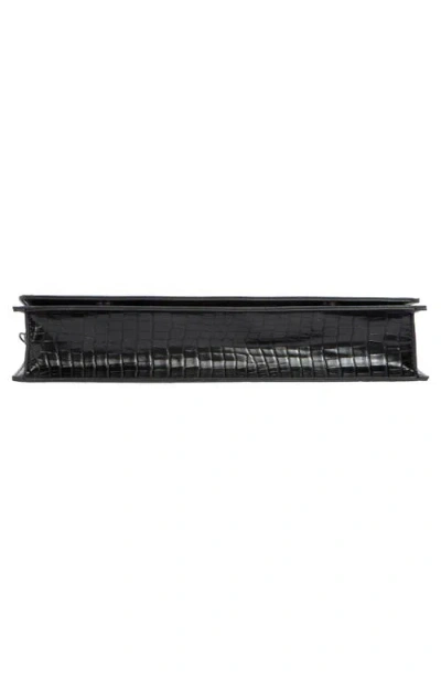 Bcbg Chain Strap East/west Clutch In Black