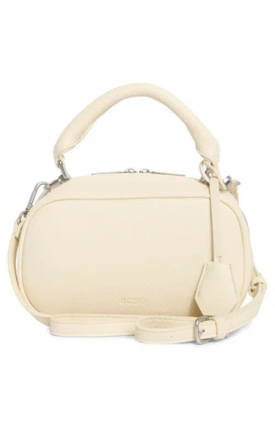 Bcbg Mini Top Handle Zip Crossbody Bag In Neutral