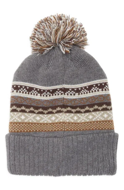 Rainforest Pom Knit Beanie