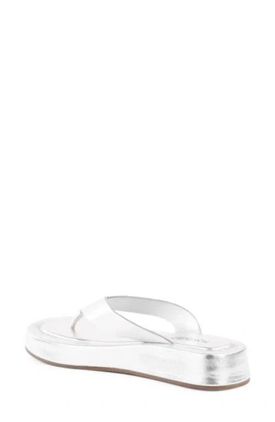 Seychelles Nautical Flip Flop In Silver