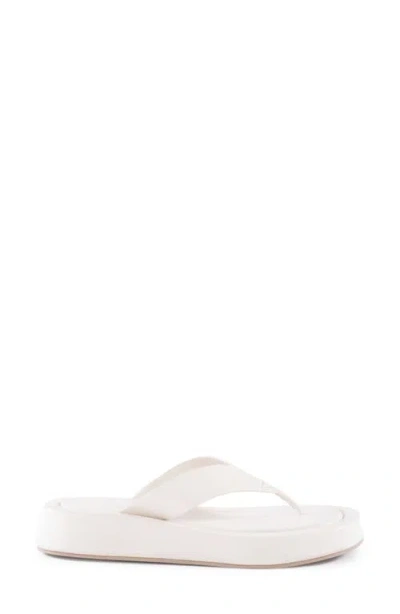 Seychelles Nautical Flip Flop Sandal In White