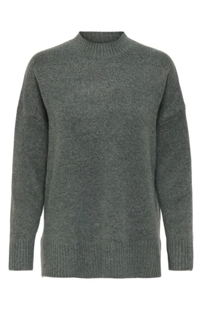 Only Hazel Oversize Pullover Sweater In Gray