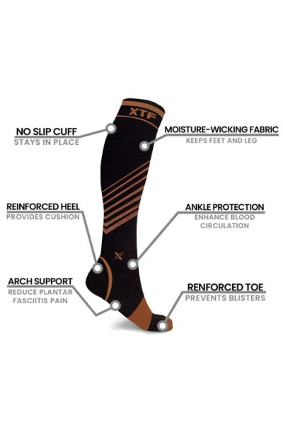 Extreme Fit 3-pack Copper Infused Ankle Length Compression Socks In Multi