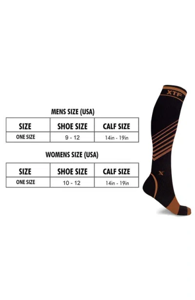 Extreme Fit 3-pack Copper Infused Ankle Length Compression Socks In Multi
