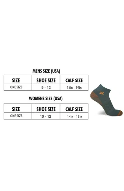 Extreme Fit 3-pack Copper Infused Ankle Length Compression Socks In Multi