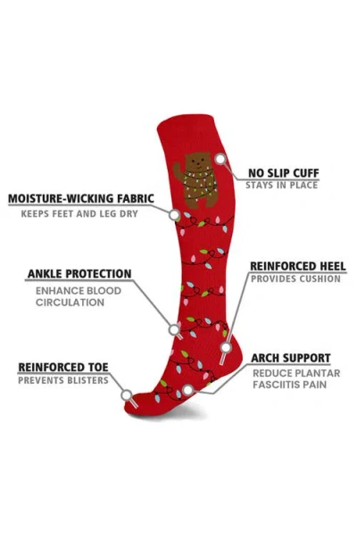 Extreme Fit 3-pack Knee High Compression Socks In Multi