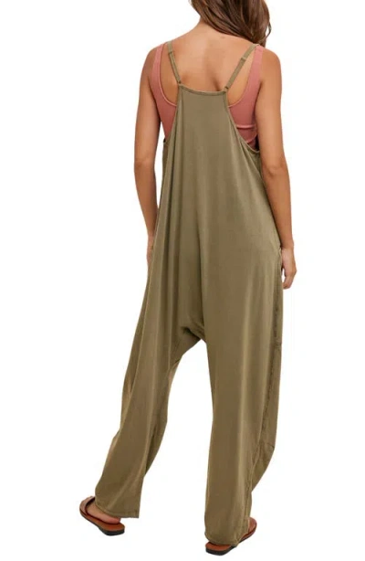 Wishlist Oversize Knit Jumpsuit In Brown