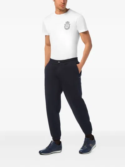 Billionaire Logo-pocket Joggers In Blue
