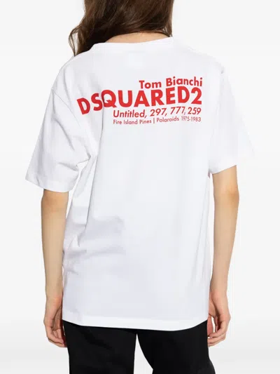 Dsquared2 Graphic-print T-shirt In White