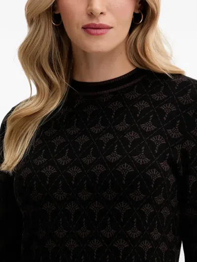 Joop Klamie Patterned Mini Dress In Black