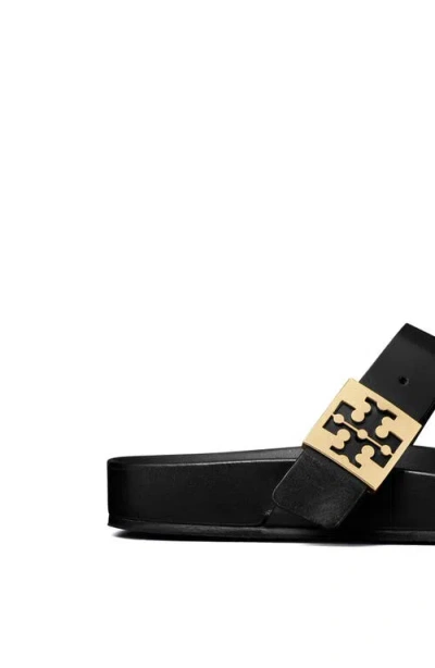 Tory Burch Mellow T-strap Sandal In Black