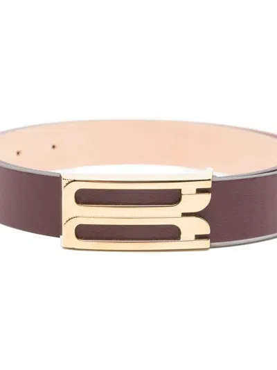 Victoria Beckham Red Collection Solid Formal Belt In Red