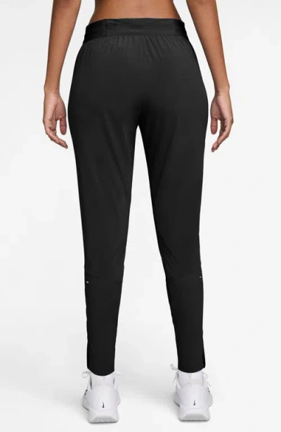 Nike Swift Dri-fit Mid Rise Running Pants In Black
