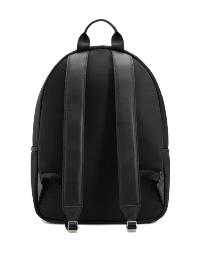 Ami Alexandre Mattiussi Ami Backpack Bag In Smooth Black Polyamide In Black