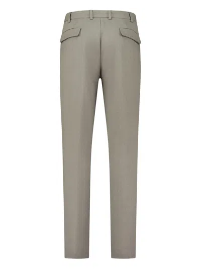 Pt Torino Lambda Trousers In Gray