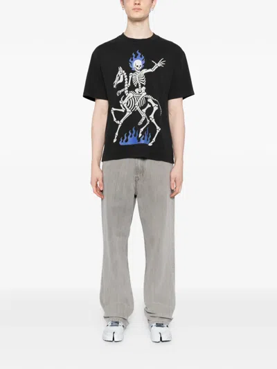 Melt Graphic-print T-shirt In Black