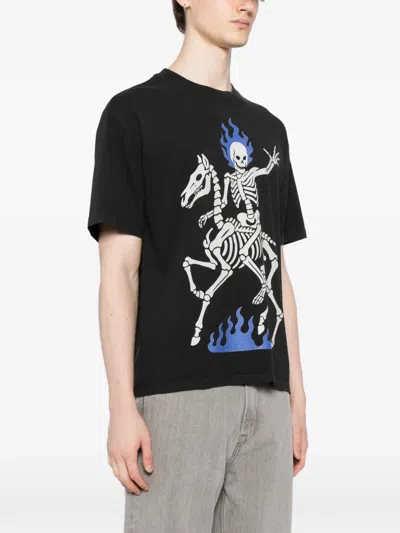 Melt Graphic-print T-shirt In Black