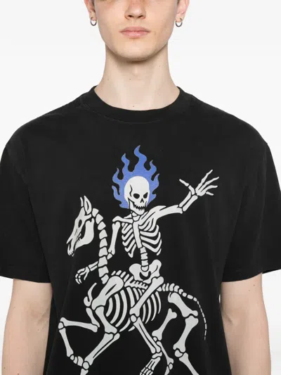 Melt Graphic-print T-shirt In Black