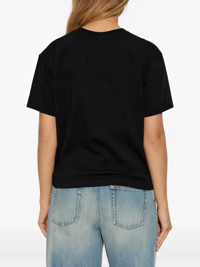 Alexander Mcqueen Logo-print T-shirt In Black