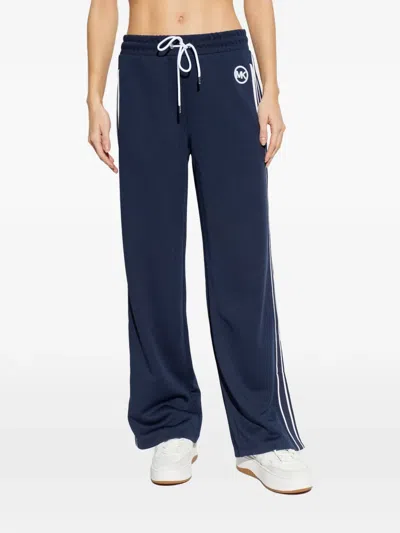 Michael Michael Kors Tracksuit Pants With Logo In Blue
