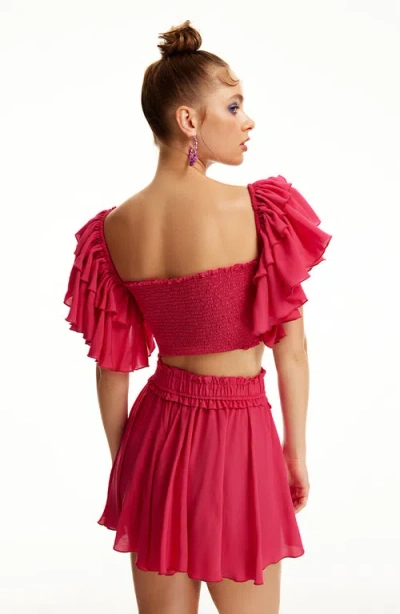 Luna B Whimsy Top In Red