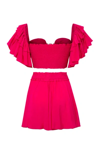 Luna B Whimsy Top In Red