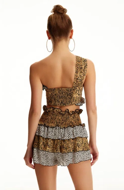 Luna B Oasis Shorts In Animal Print