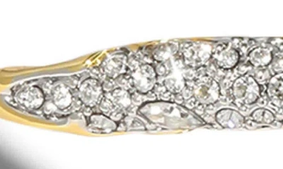 Alexis Bittar Alexis Bitar Solanales Crystal Skinny Bangle Bracelet In Gold