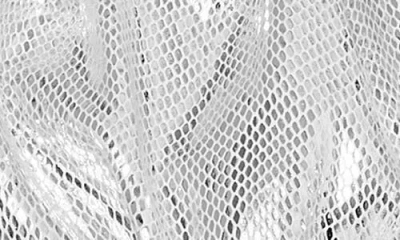 Rebecca Minkoff Small Ruched Metallic Clutch In Pattern