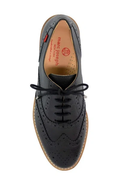 Marc Joseph New York Central Park West Leather Wingtip Oxford In Black