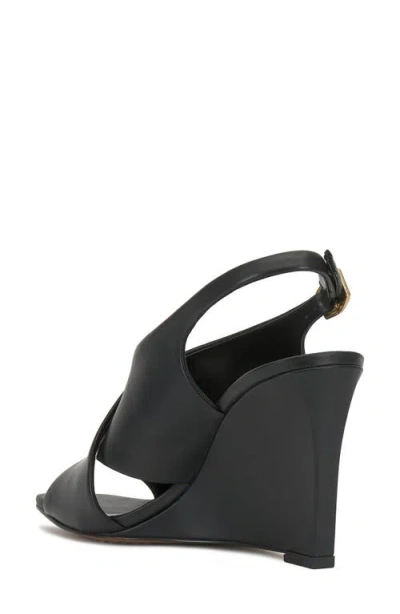 Vince Camuto Ameira Slingback Wedge Sandal In Black