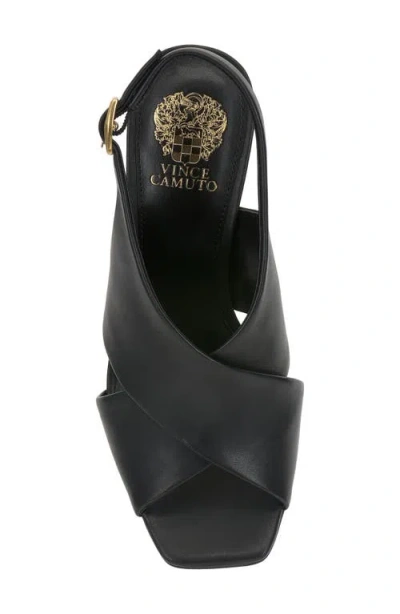 Vince Camuto Ameira Slingback Wedge Sandal In Black