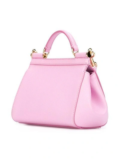 Shop Gucci Small Sicily Shoulder Bag In Pink