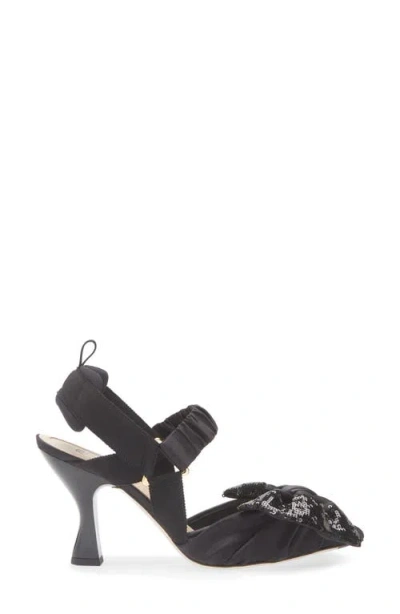 Fendi Colibri Bow Slingback Pump In Multi