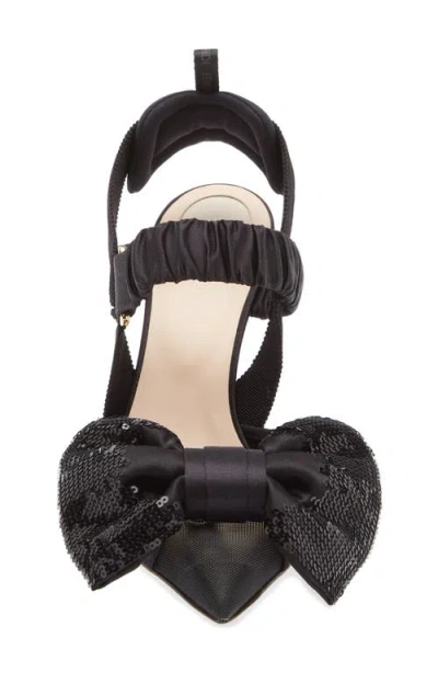 Fendi Colibri Bow Slingback Pump In Multi