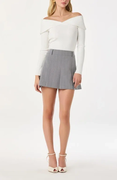 Astr The Label Off The Shoulder Sweater In White