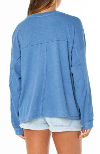 Roxy Changing Tides Sweatshirt In Blue
